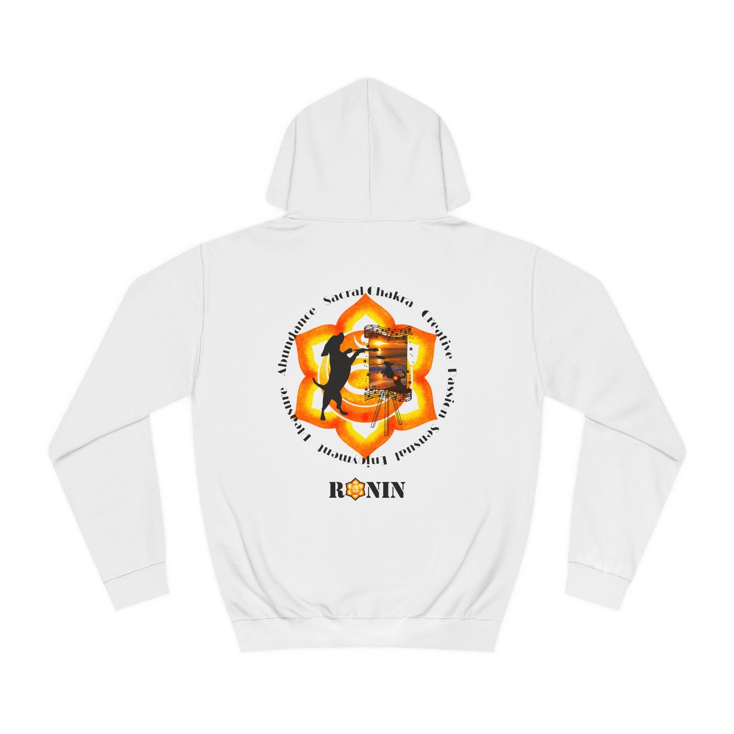 Dog Chakra Series - SACRAL CHAKRA - Unisex College Hoodie
