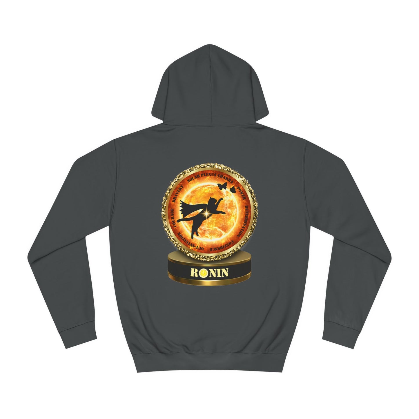 Cat Chakra Series - SOLAR PLEXUS CHAKRA - Unisex College Hoodie
