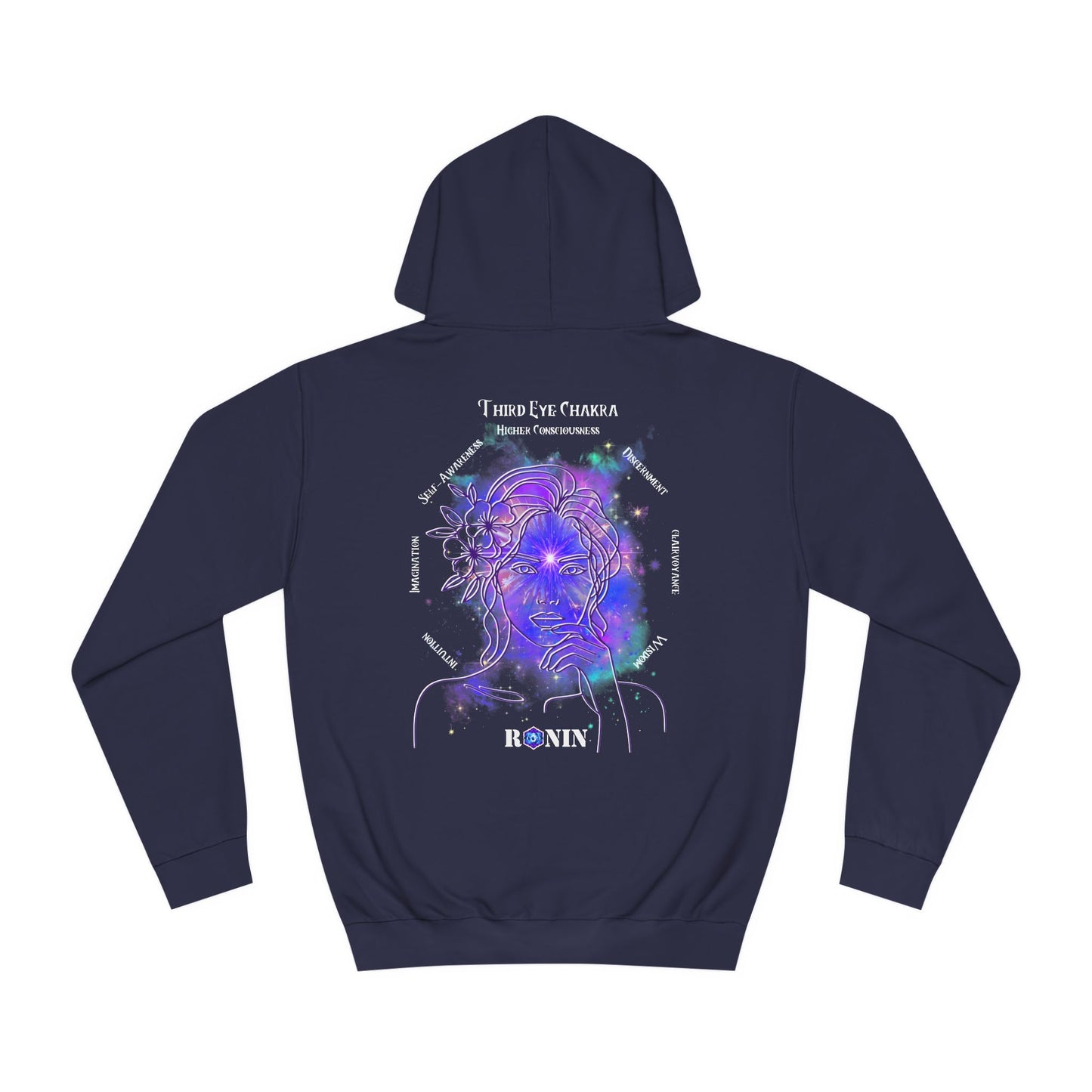 Chakra Series - THIRD EYE CHAKRA - Unisex College Hoodie