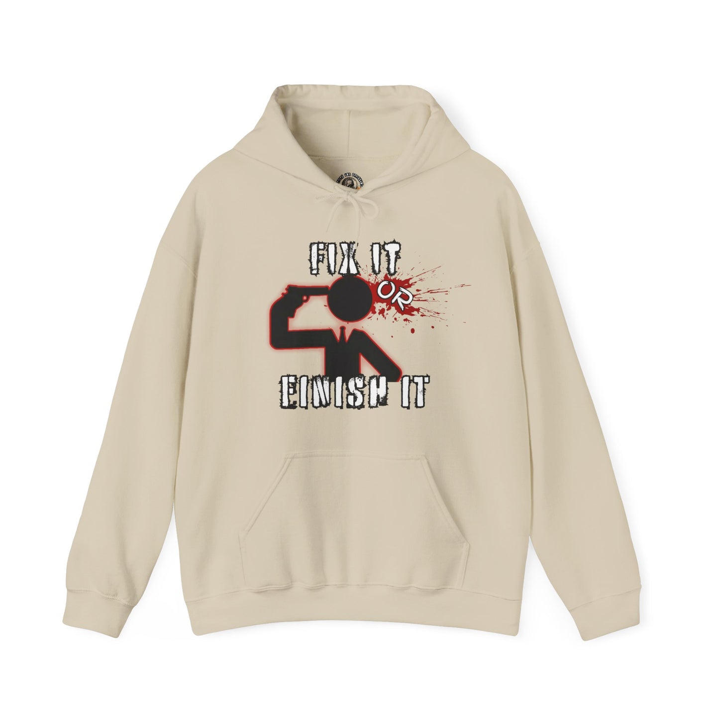 FIX IT OR FINISH IT Unisex Heavy Blend™ Hooded Sweatshirt