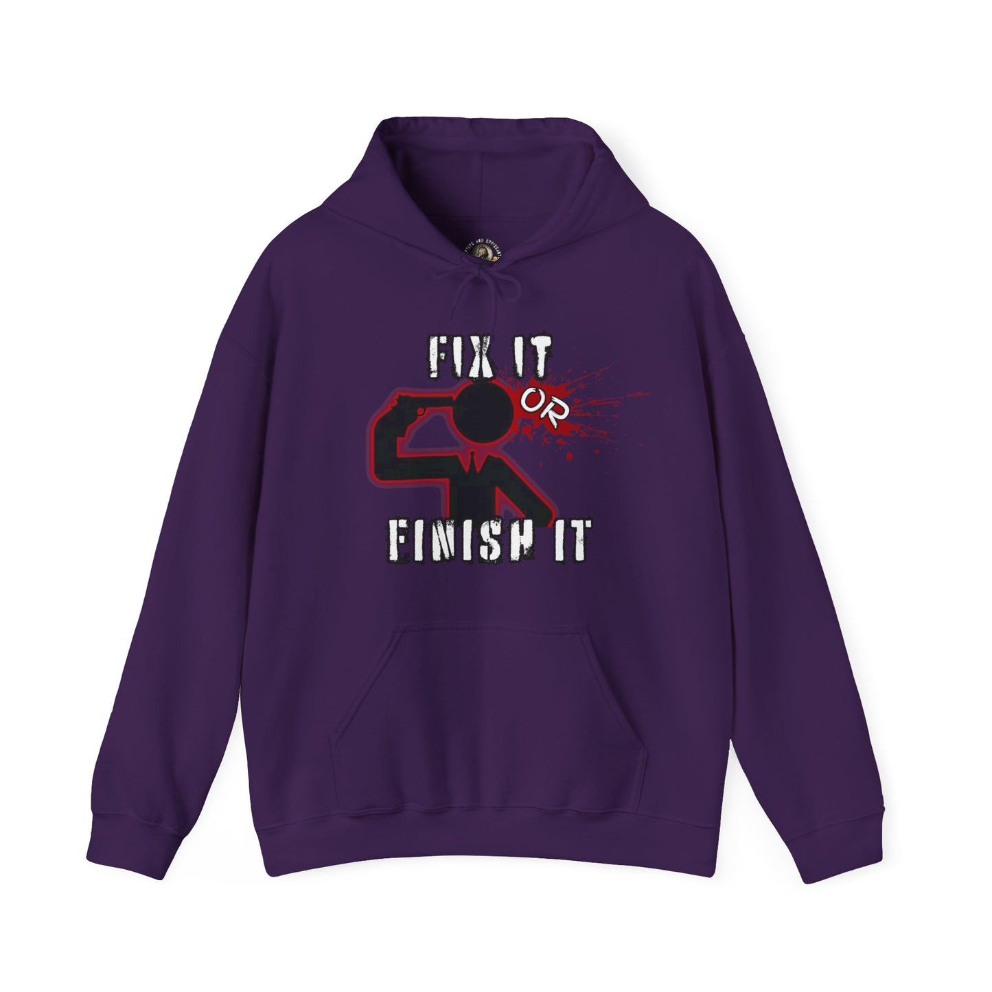 FIX IT OR FINISH IT Unisex Heavy Blend™ Hooded Sweatshirt