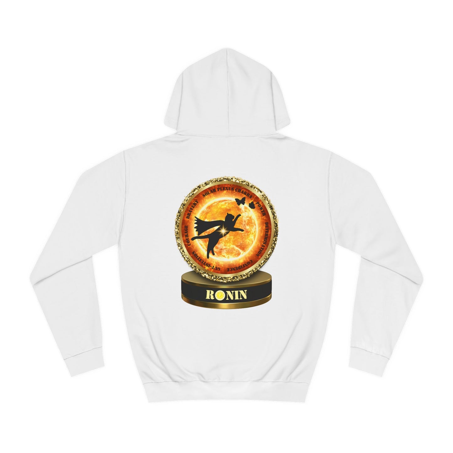 Cat Chakra Series - SOLAR PLEXUS CHAKRA - Unisex College Hoodie