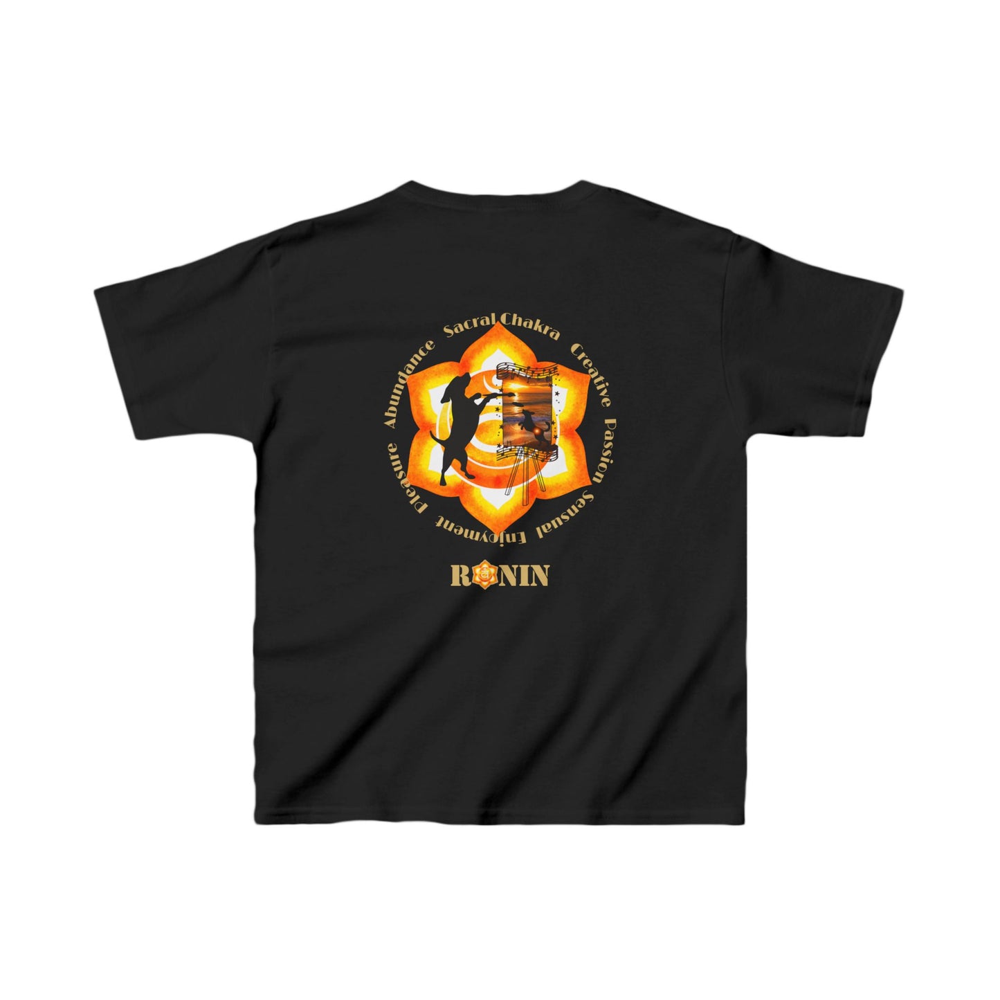 Dog Chakra Series - SACRAL CHAKRA - Kids Heavy Cotton™ Tee