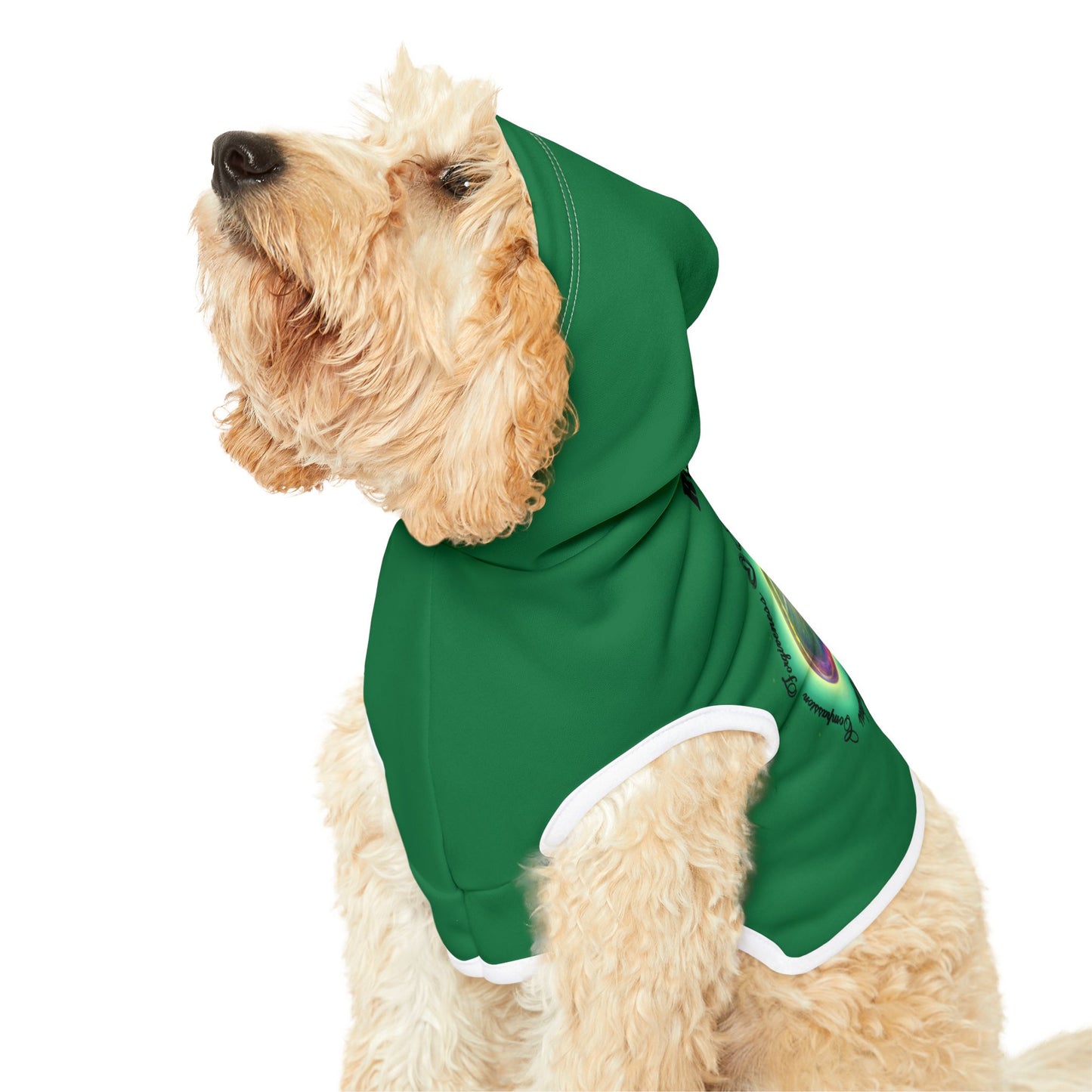 Dog Chakra Series - HEART CHAKRA - GREEN - Animal Hoodie