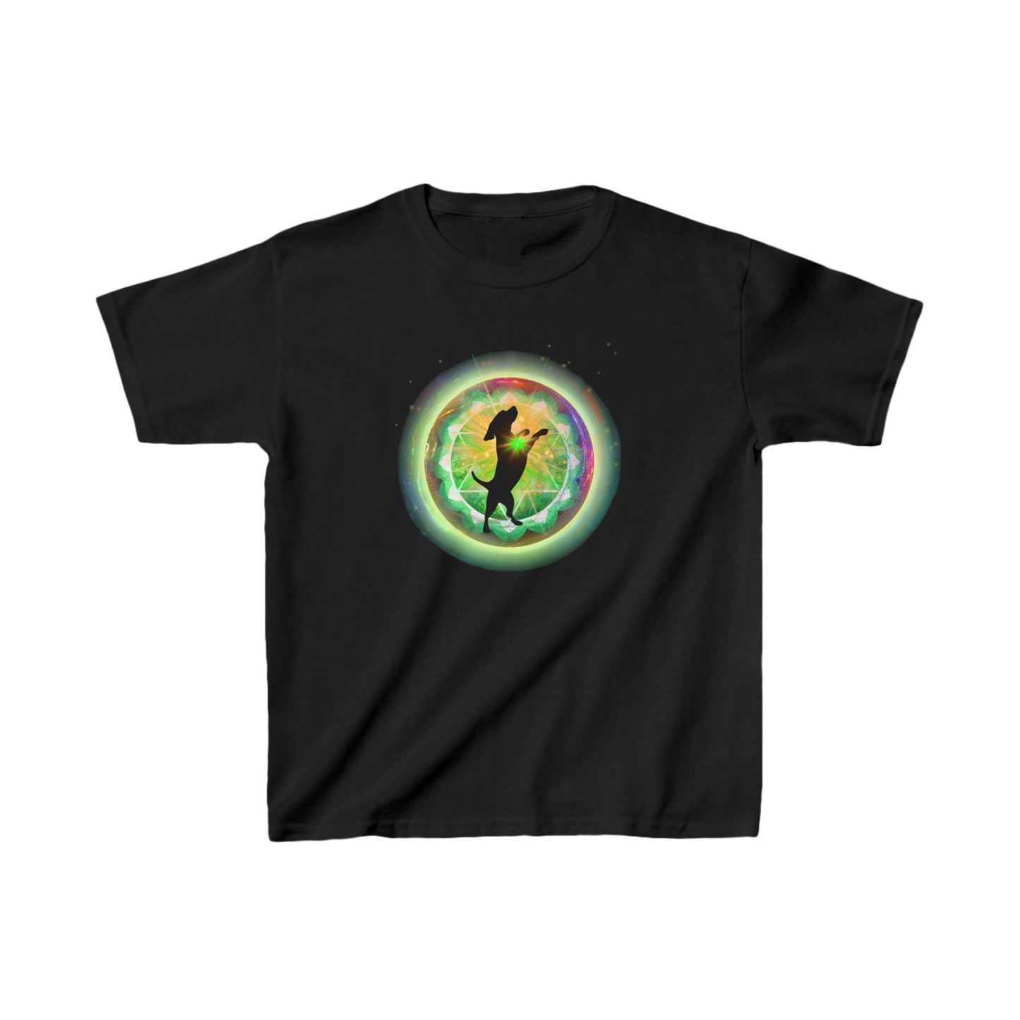 DOG Chakra Series - HEART CHAKRA - Kids Heavy Cotton™ Tee