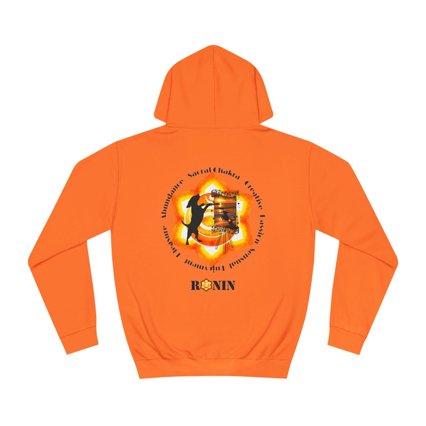 Dog Chakra Series - SACRAL CHAKRA - Unisex College Hoodie