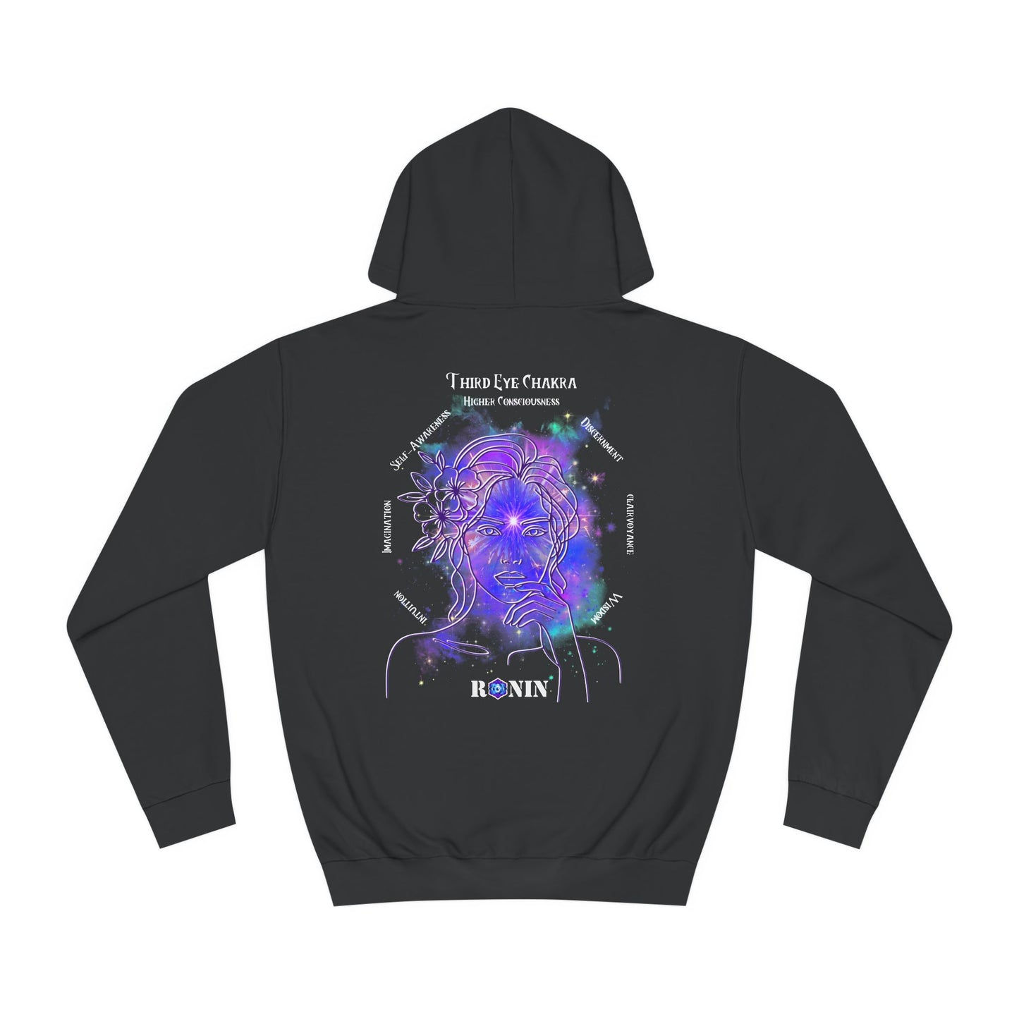 Chakra Series - THIRD EYE CHAKRA - Unisex College Hoodie