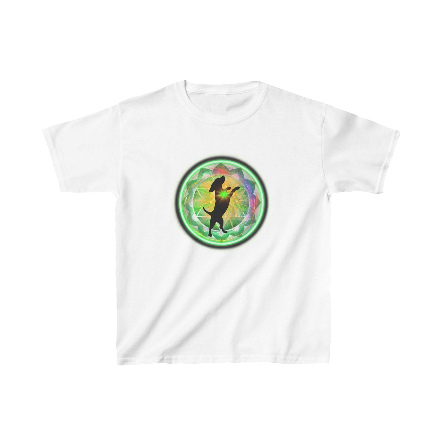 DOG Chakra Series - HEART CHAKRA - Kids Heavy Cotton™ Tee