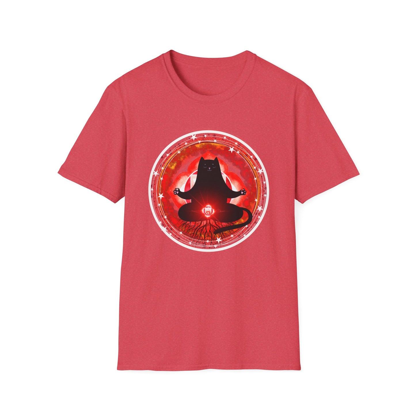 Cat Chakra Series - Root Chakra - Unisex Softstyle T-Shirt