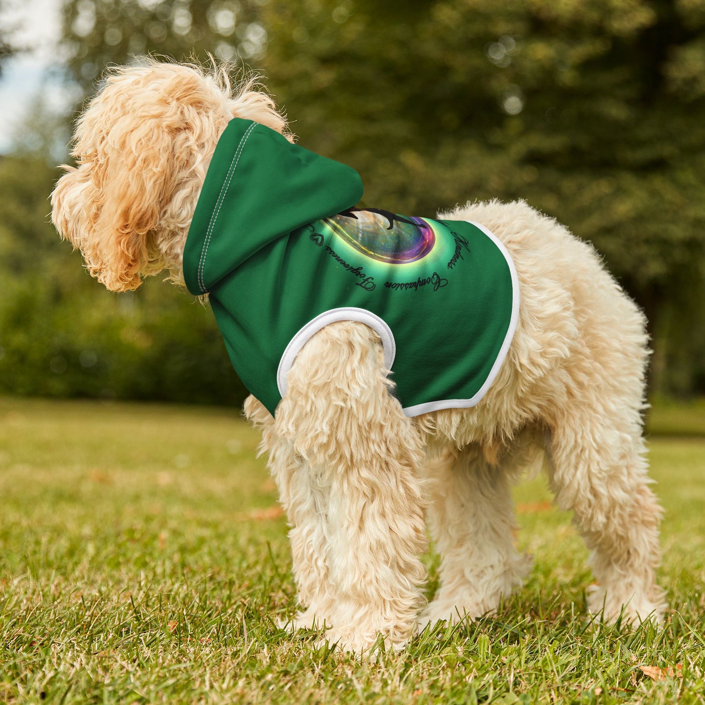 Dog Chakra Series - HEART CHAKRA - GREEN - Animal Hoodie