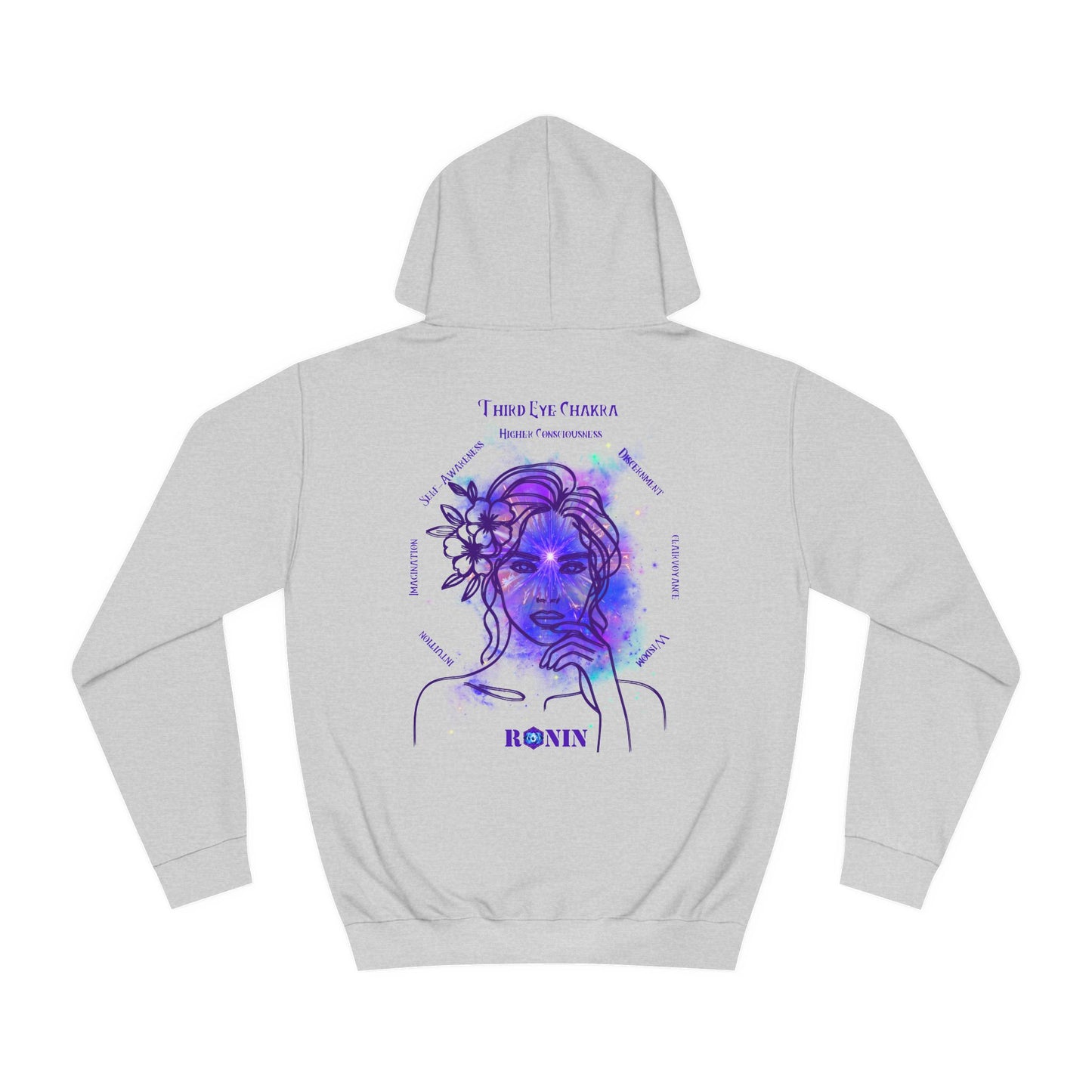 Chakra Series - THIRD EYE CHAKRA - Unisex College Hoodie