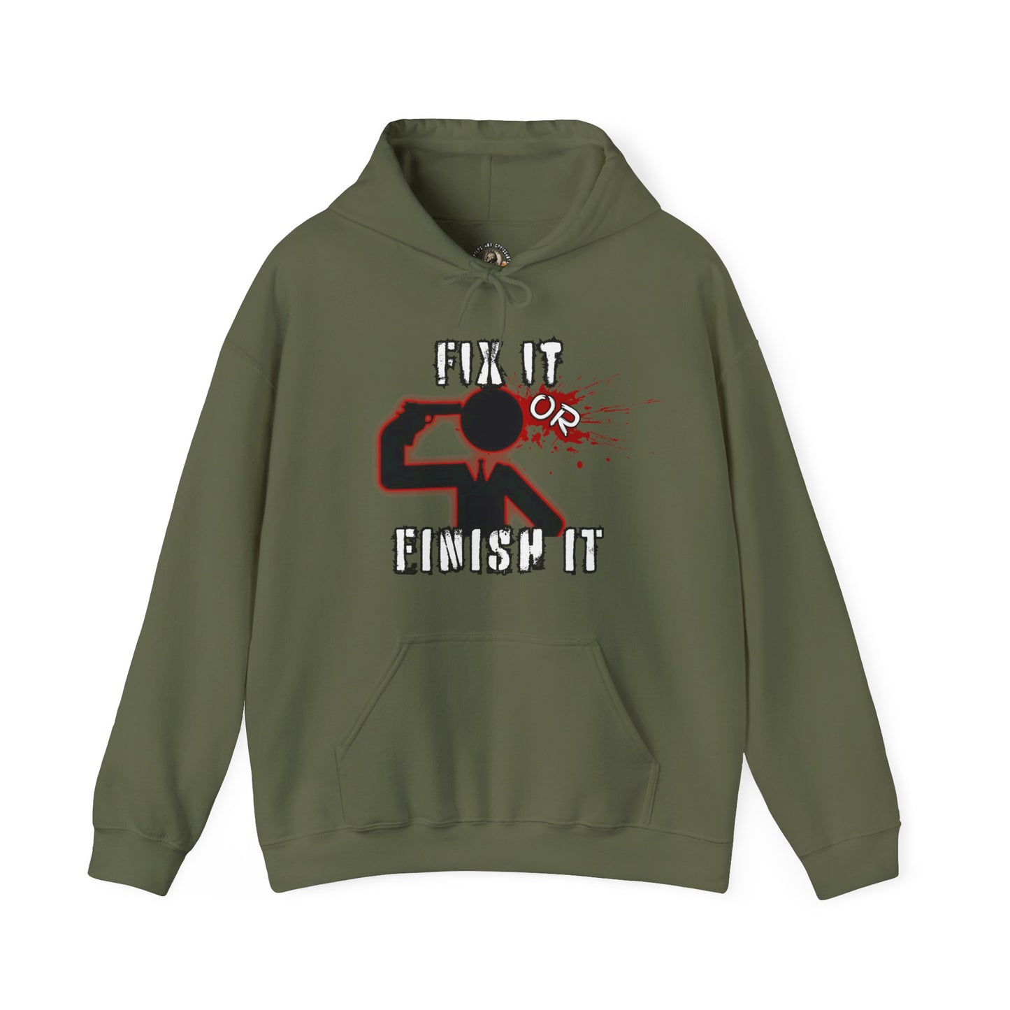 FIX IT OR FINISH IT Unisex Heavy Blend™ Hooded Sweatshirt