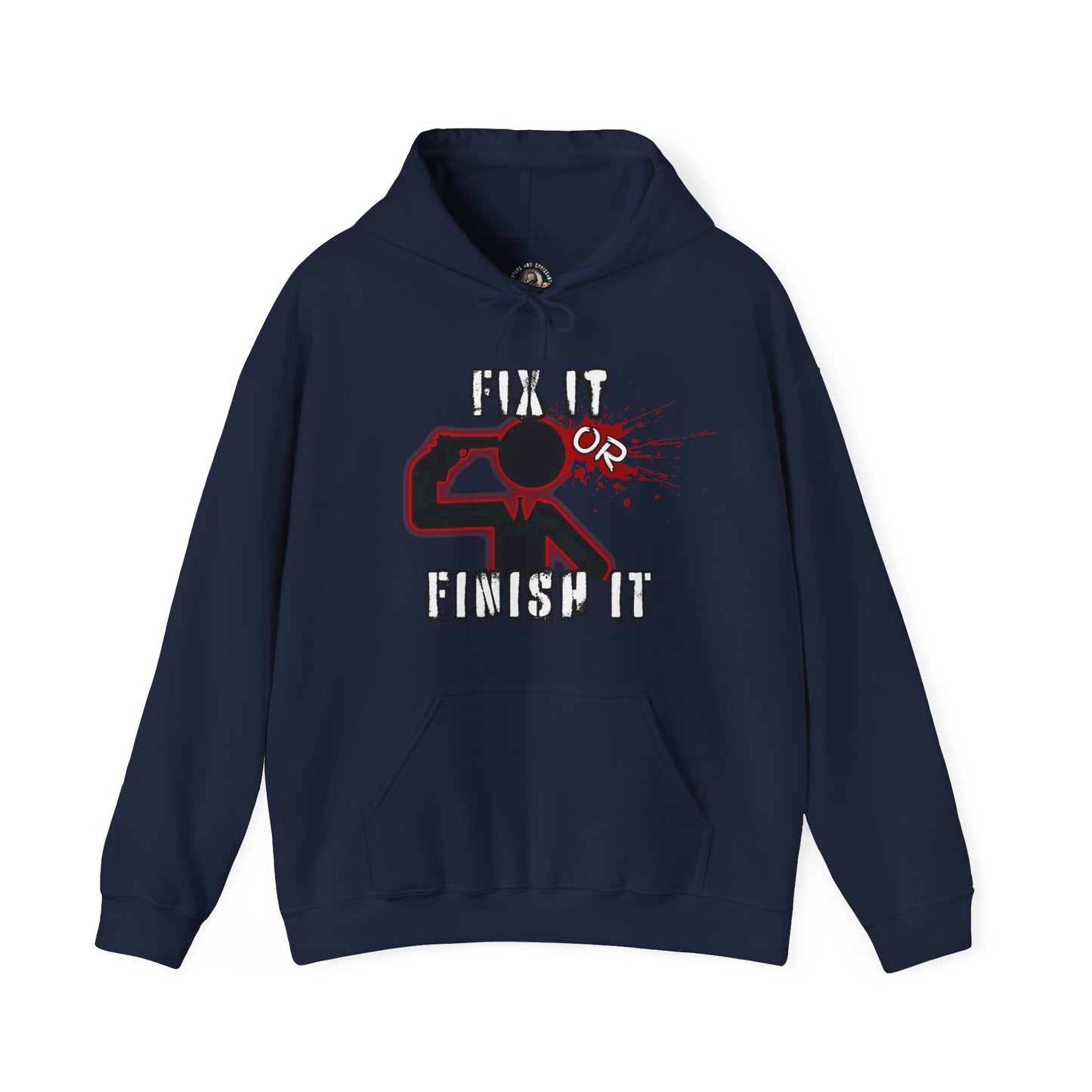 FIX IT OR FINISH IT Unisex Heavy Blend™ Hooded Sweatshirt