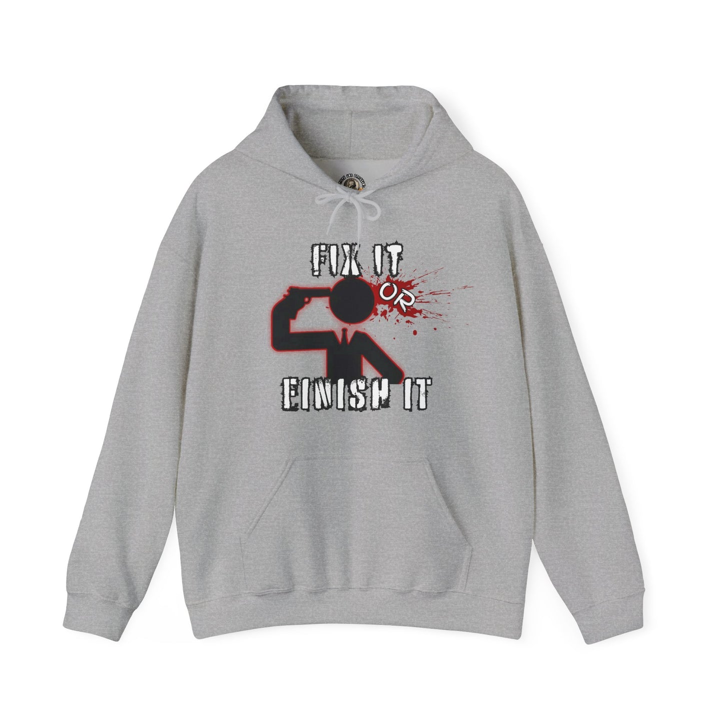 FIX IT OR FINISH IT Unisex Heavy Blend™ Hooded Sweatshirt