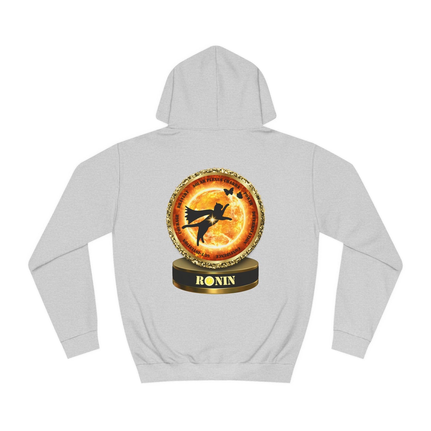 Cat Chakra Series - SOLAR PLEXUS CHAKRA - Unisex College Hoodie
