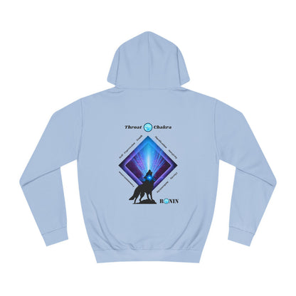 Dog Chakra Series - THROAT CHAKRA - Unisex College Hoodie