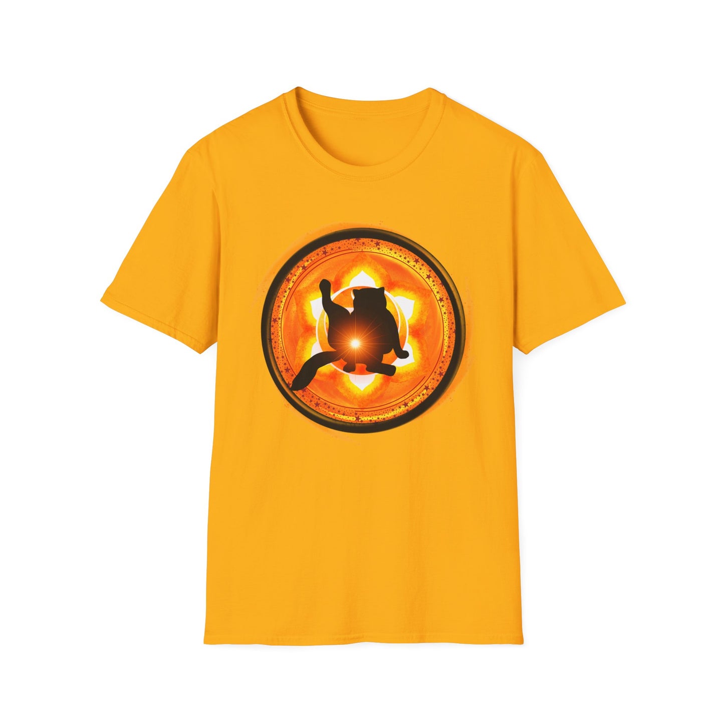 CAT CHAKRA SERIES - SACRAL CHAKRA- Unisex Softstyle T-Shirt