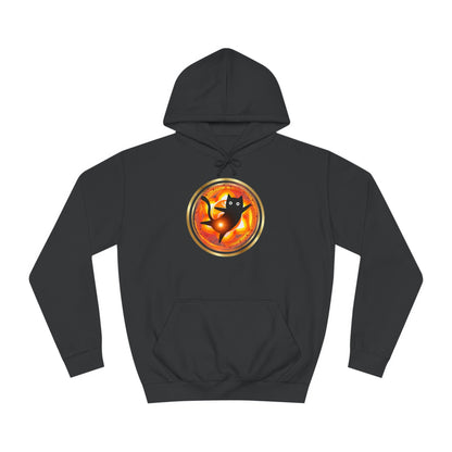 Cat Chakra Series - SACRAL CHAKRA 2 - Unisex College Hoodie