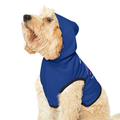 Dog Chakra Series- THROAT CHAKRA - BACK- BLUE - Animal Hoodie