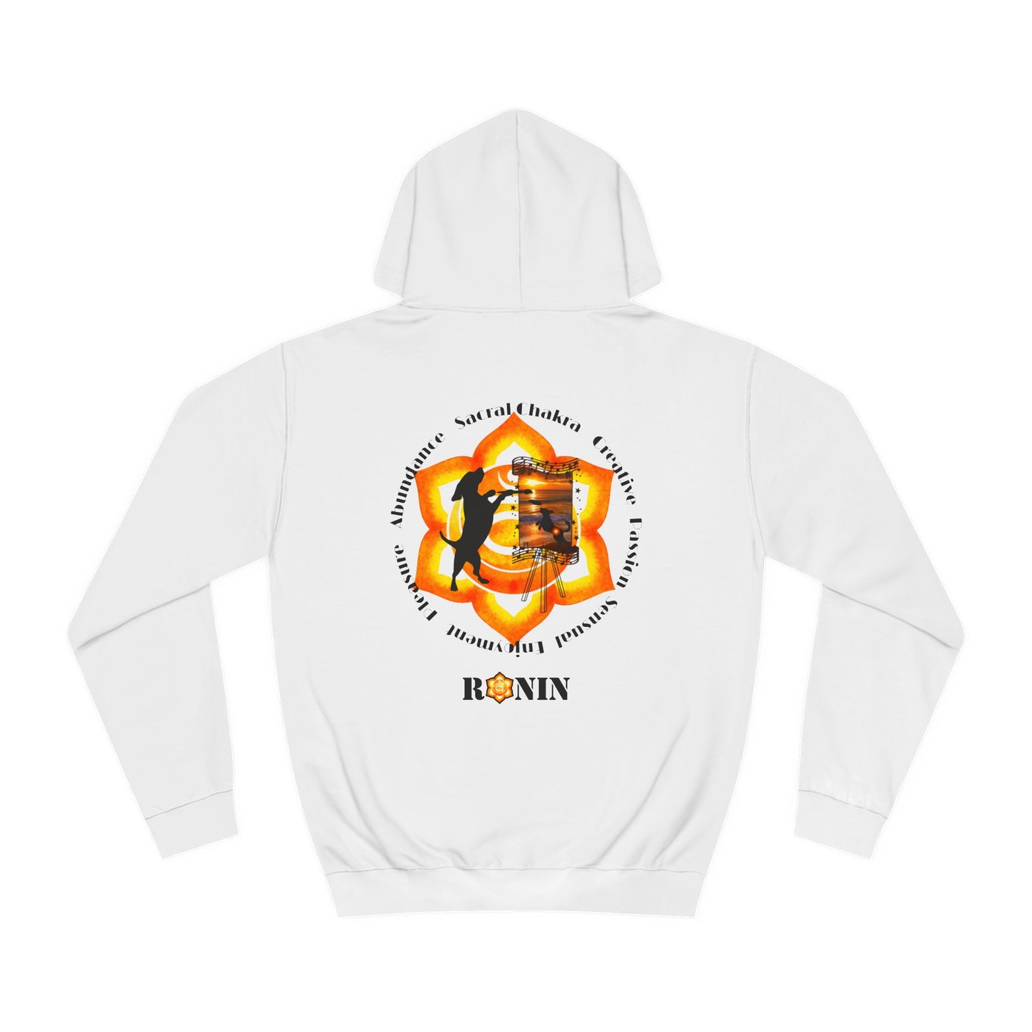 Dog Chakra Series - SACRAL CHAKRA - Unisex College Hoodie