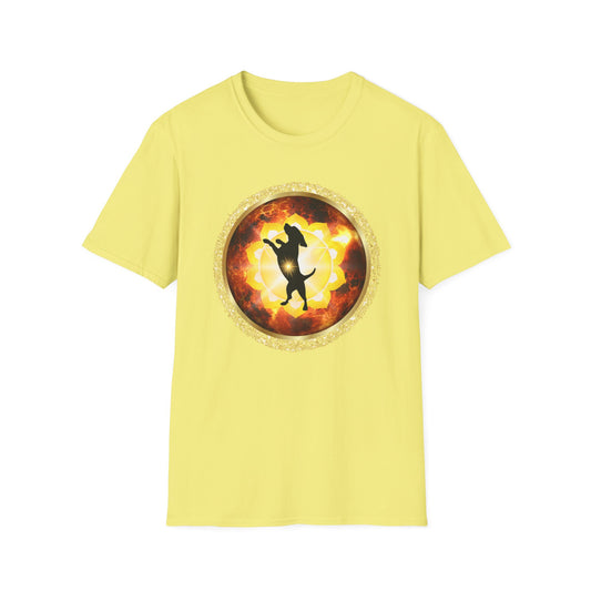 DOG CHAKRA SERIES - SOLAR PLEXUS CHAKRA- Unisex Softstyle T-Shirt