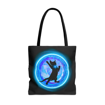 Cat Chakra Series - Throat Chakra - AOP Tote Bag