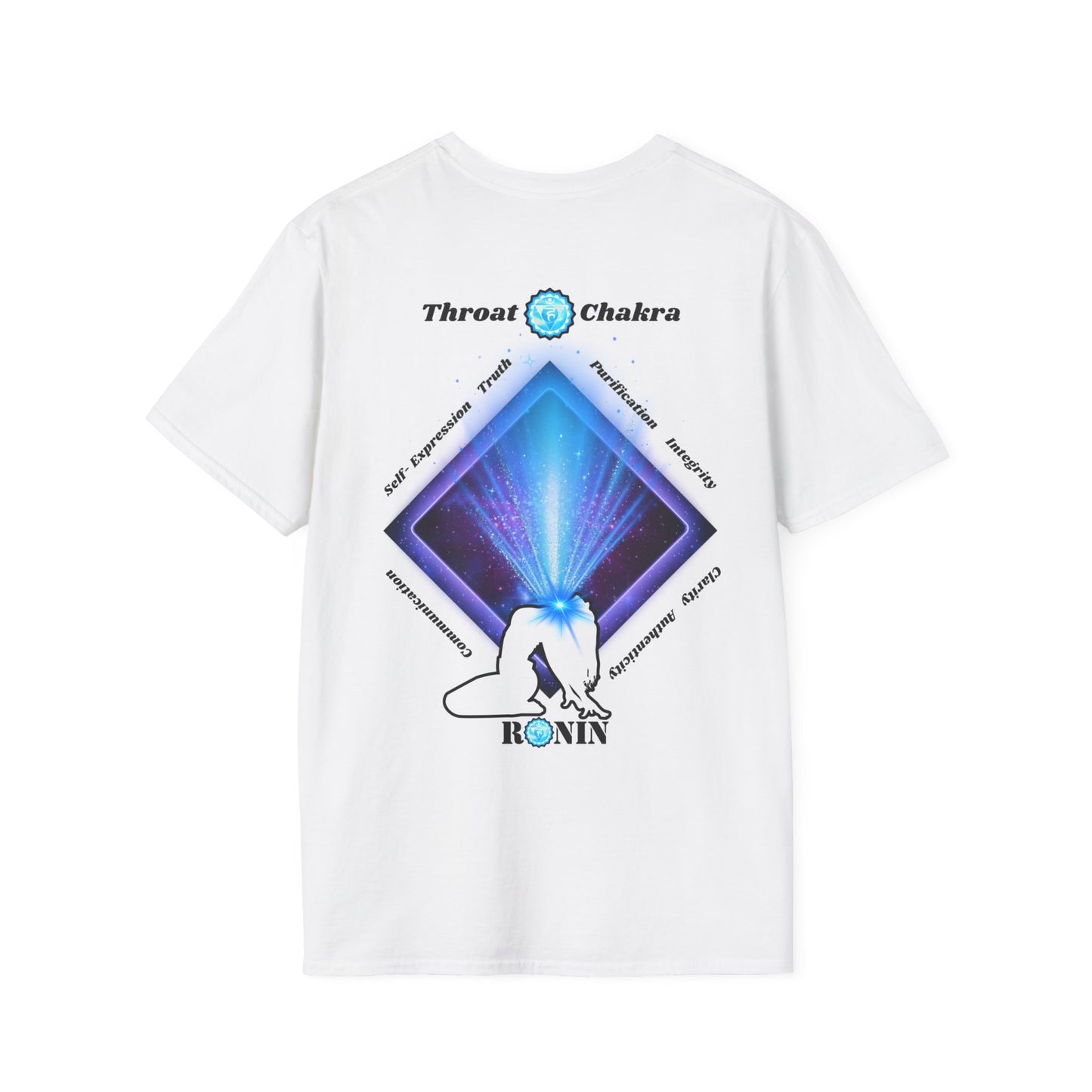 CHAKRA SERIES - THROAT CHAKRA- Unisex Softstyle T-Shirt