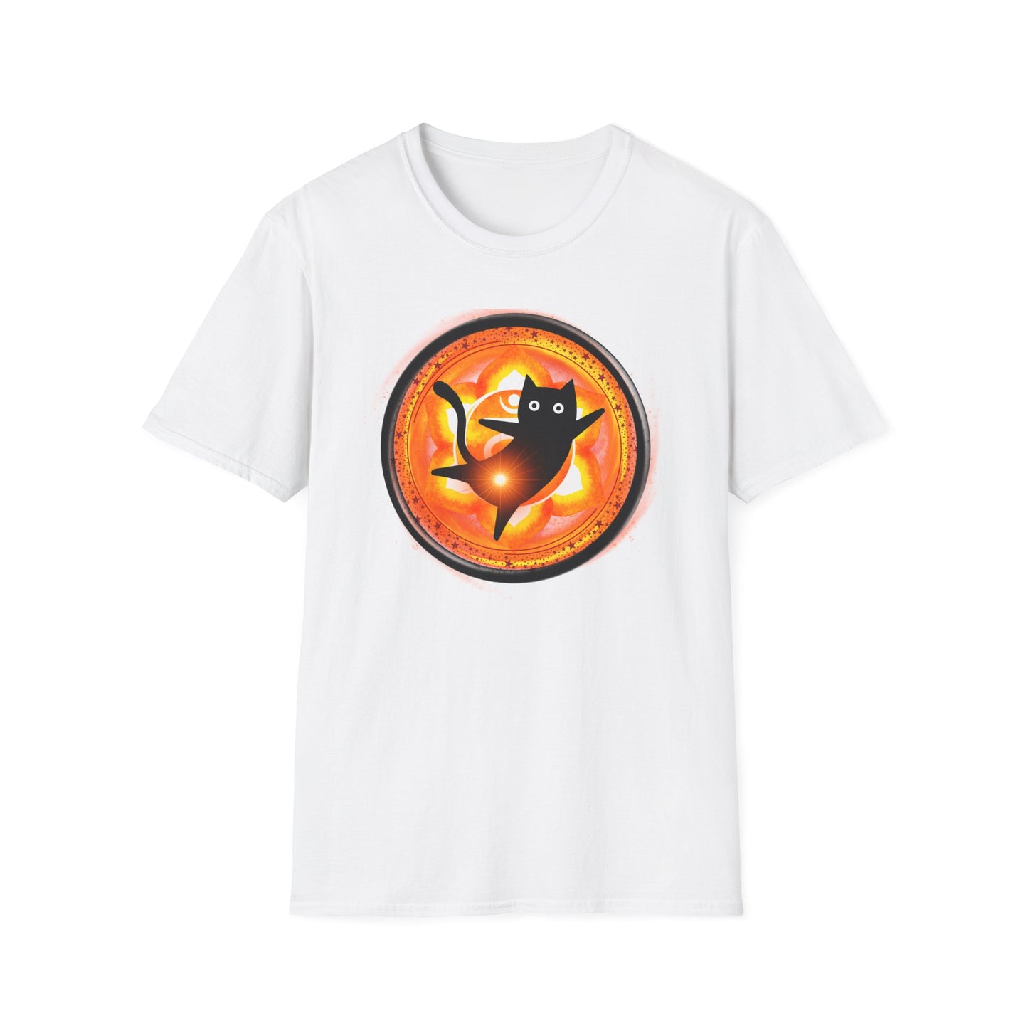 CAT CHAKRA SERIES - SACRAL CHAKRA 2 - Unisex Softstyle T-Shirt