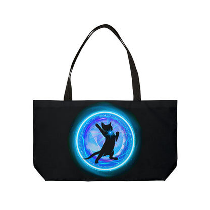 Cat Chakra Series - Throat Chakra - Weekender Tote Bag