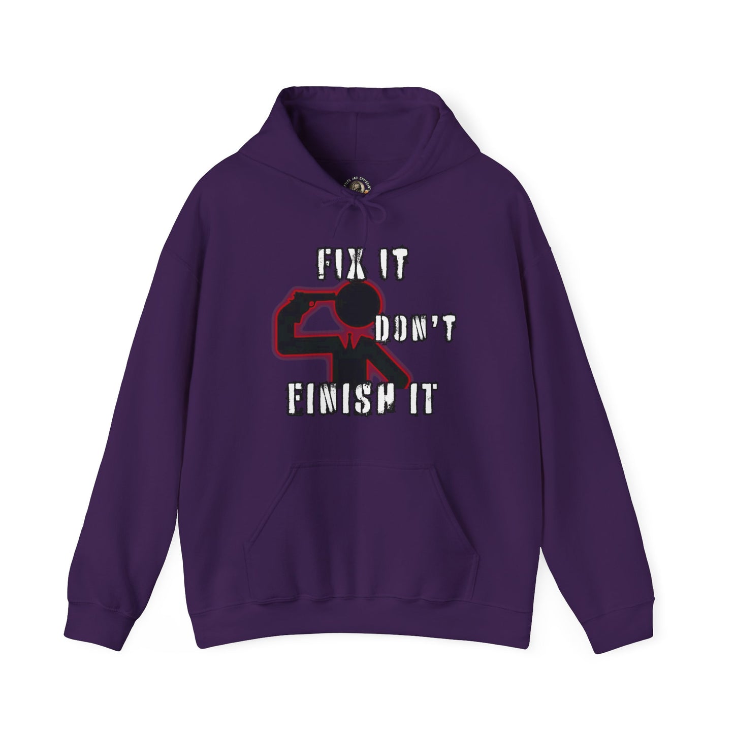 FIX IT DON’T FINISH IT PG-13 Unisex Heavy Blend™ Hooded Sweatshirt