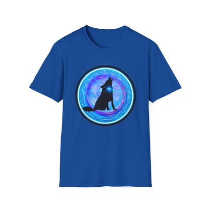 DOG CHAKRA SERIES - THROAT CHAKRA- Unisex Softstyle T-Shirt