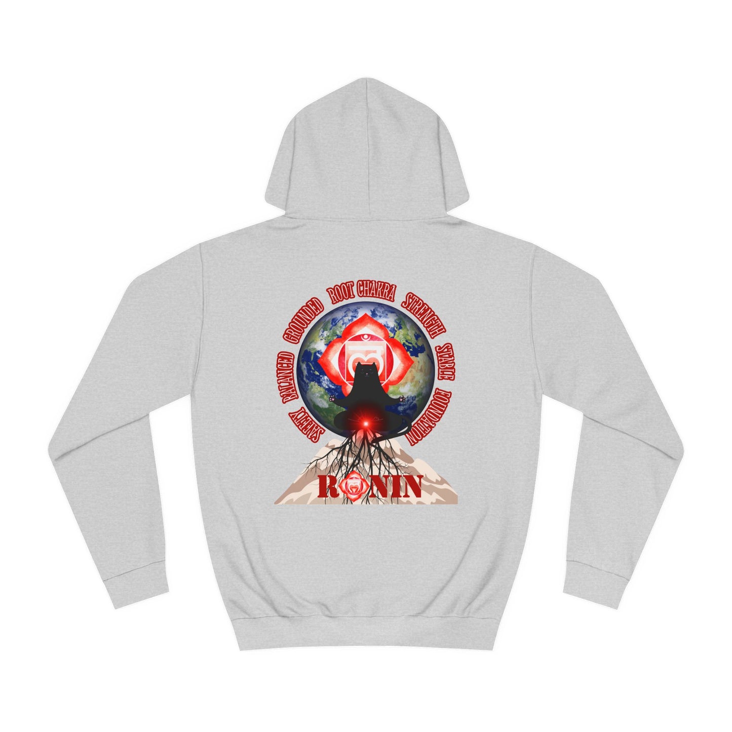 Cat Chakra Series - ROOT CHAKRA - Unisex College Hoodie