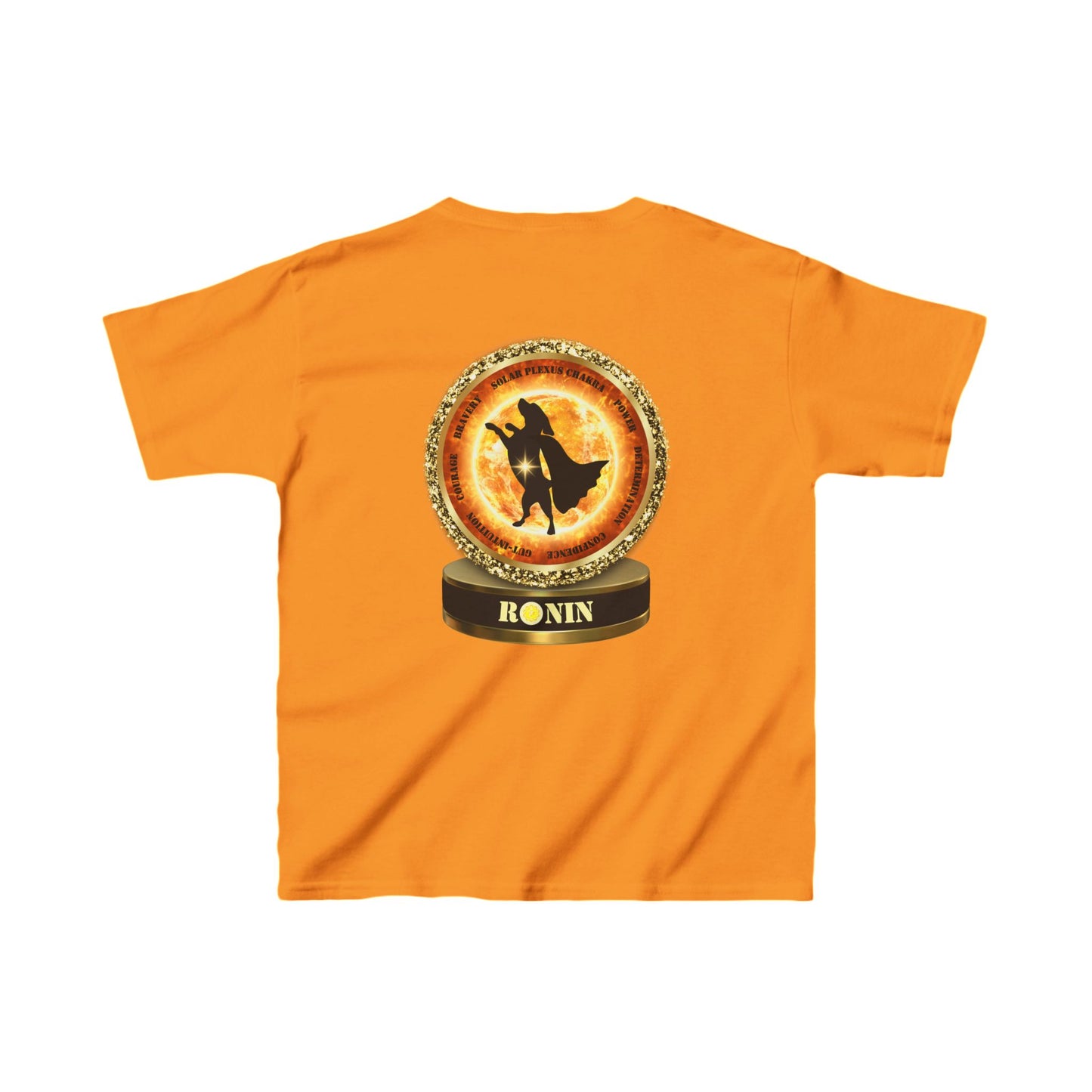 Dog Chakra Series - SOLAR PLEXUS CHAKRA - Kids Heavy Cotton™ Tee