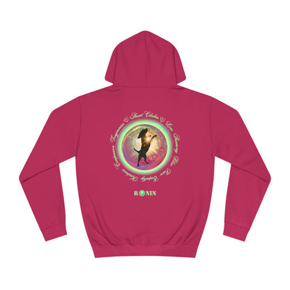 Dog Chakra Series - HEART CHAKRA - Unisex College Hoodie