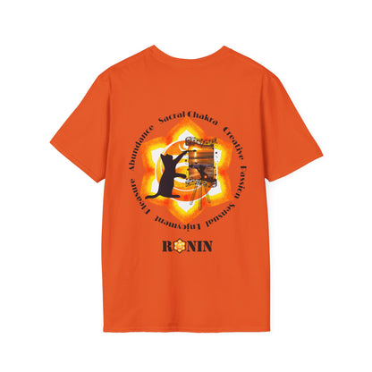 CAT CHAKRA SERIES - SACRAL CHAKRA 2 - Unisex Softstyle T-Shirt