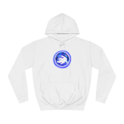 Cat Chakra Series - THIRD EYE CHAKRA - Unisex College Hoodie