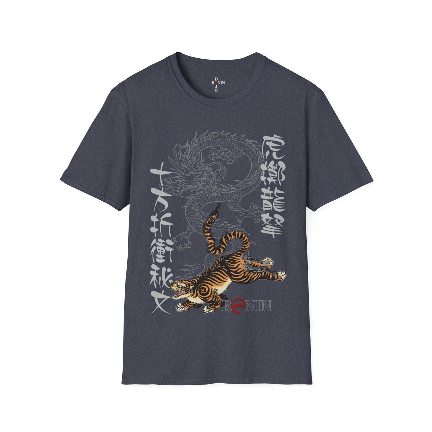 DRAGON AND TIGER - JUPPO SESSHO -  Unisex Softstyle T-Shirt