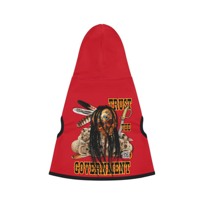 TRUST THE GOVERNMENT - RED - RONIN - Dog Hoodie