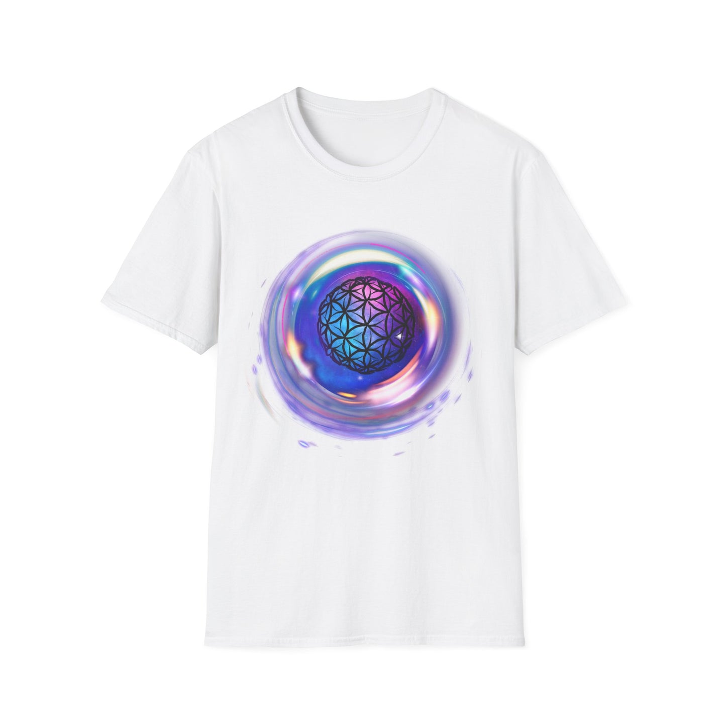 Sacred Geometry Series - SEED OF LIFE - Unisex Softstyle T-Shirt