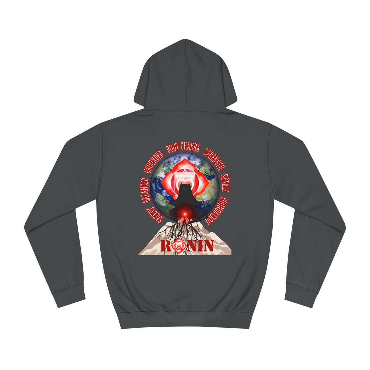 Cat Chakra Series - ROOT CHAKRA - Unisex College Hoodie