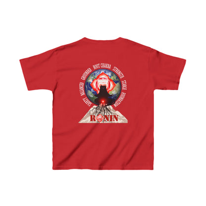 Cat Chakra Series - ROOT CHAKRA - Kids Heavy Cotton™ Tee