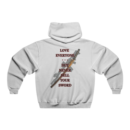 NEVER SELL YOUR SWORD - Men's NUBLEND® Hooded Sweatshirt