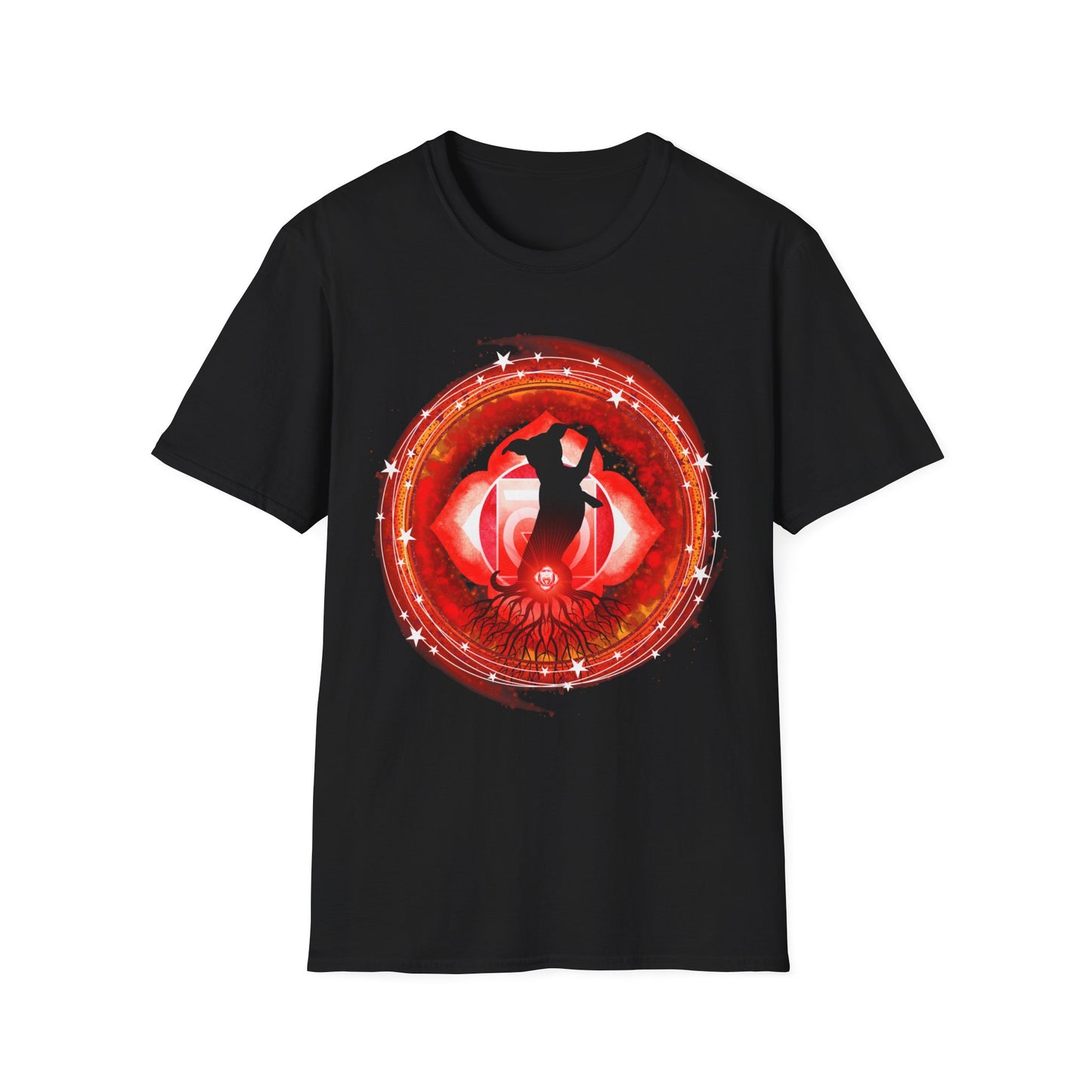 Dog Chakra Series - Root Chakra - Unisex Softstyle T-Shirt