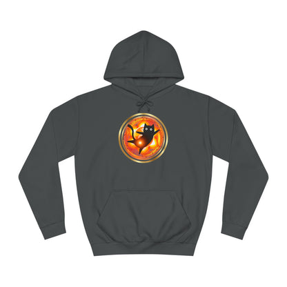 Cat Chakra Series - SACRAL CHAKRA 2 - Unisex College Hoodie