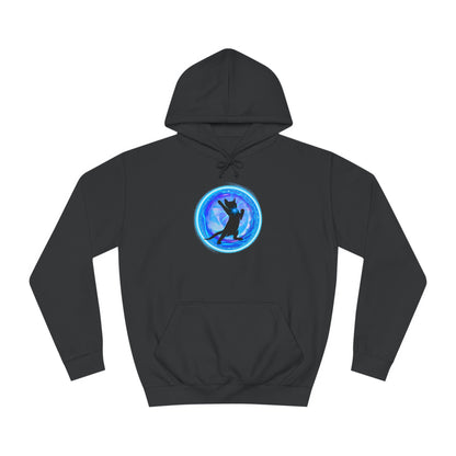 Cat Chakra Series - THROAT CHAKRA - Unisex College Hoodie