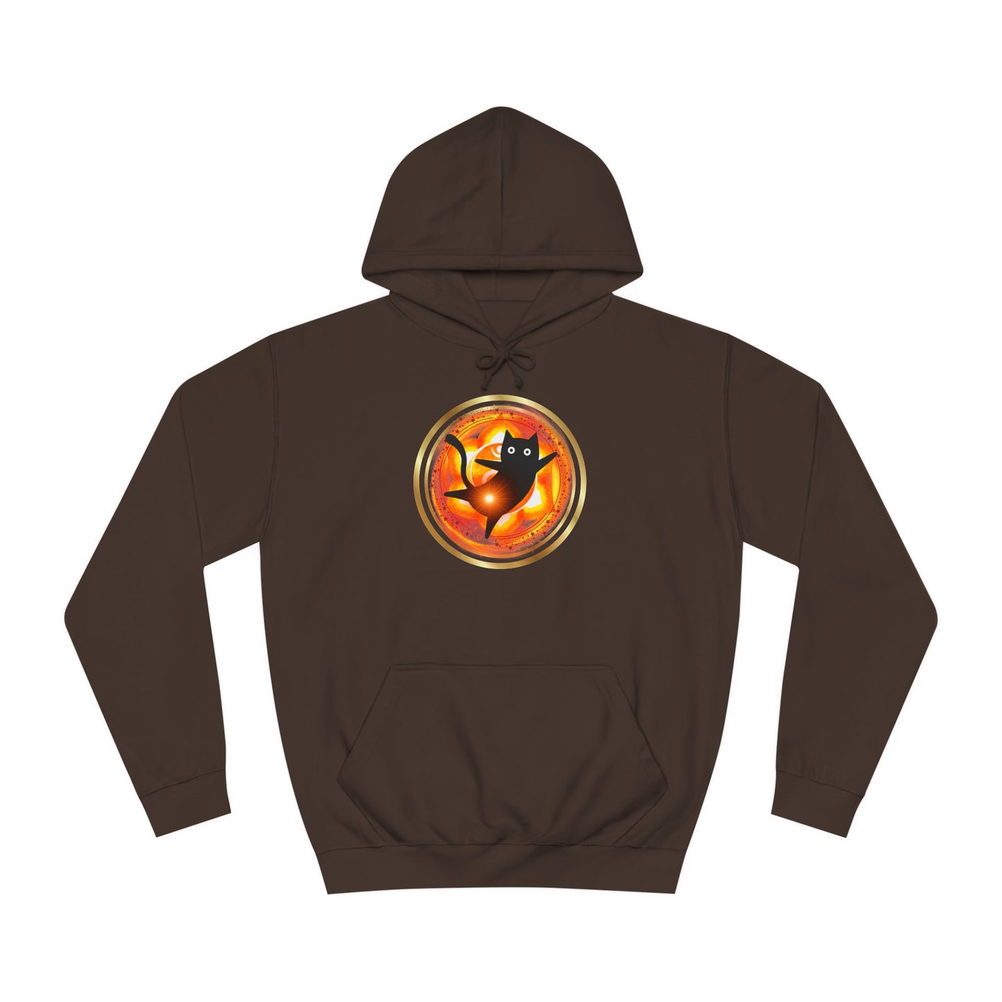 Cat Chakra Series - SACRAL CHAKRA 2 - Unisex College Hoodie