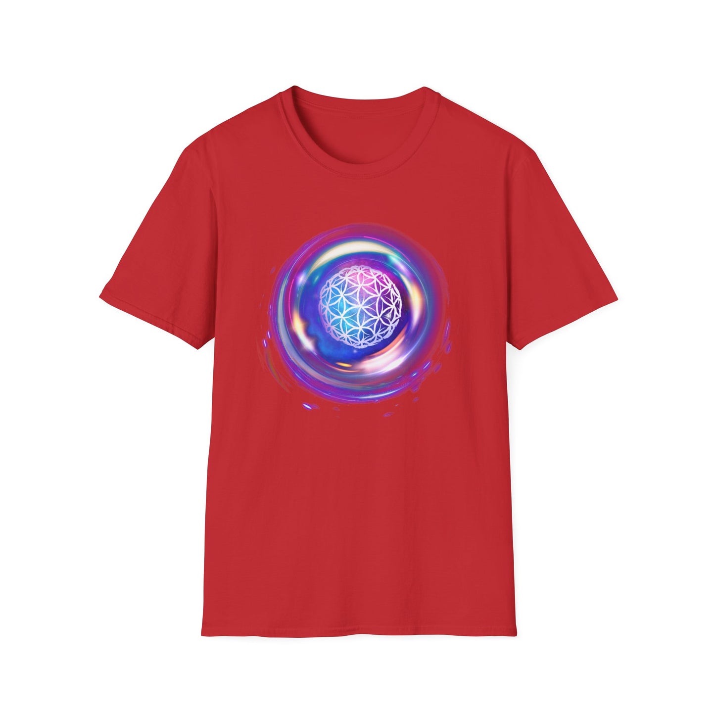 Sacred Geometry Series - SEED OF LIFE - Unisex Softstyle T-Shirt