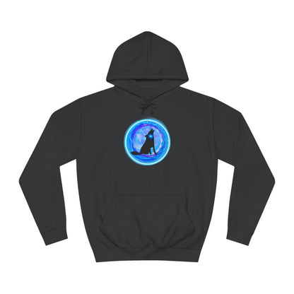 Dog Chakra Series - THROAT CHAKRA - Unisex College Hoodie