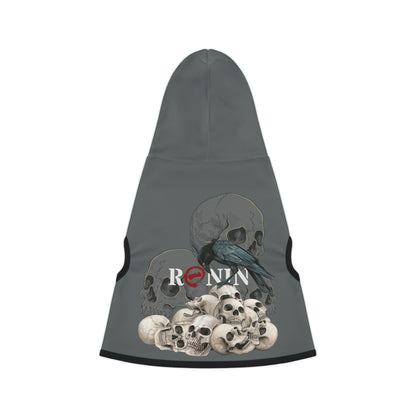 SKULLS - Dog Hoodie - Charcoal