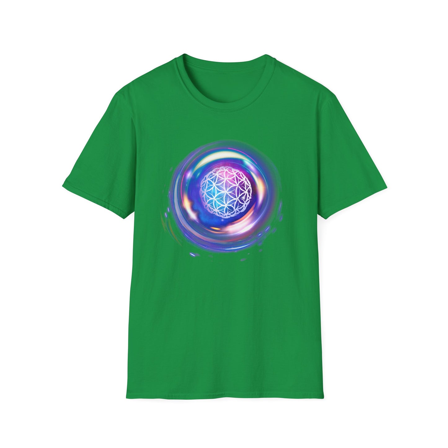 Sacred Geometry Series - SEED OF LIFE - Unisex Softstyle T-Shirt